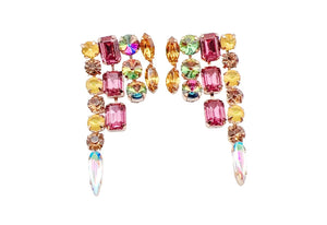 Jeweled Waterfall TJ Earrings