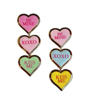 Load image into Gallery viewer, Conversation Heart BG Earrings
