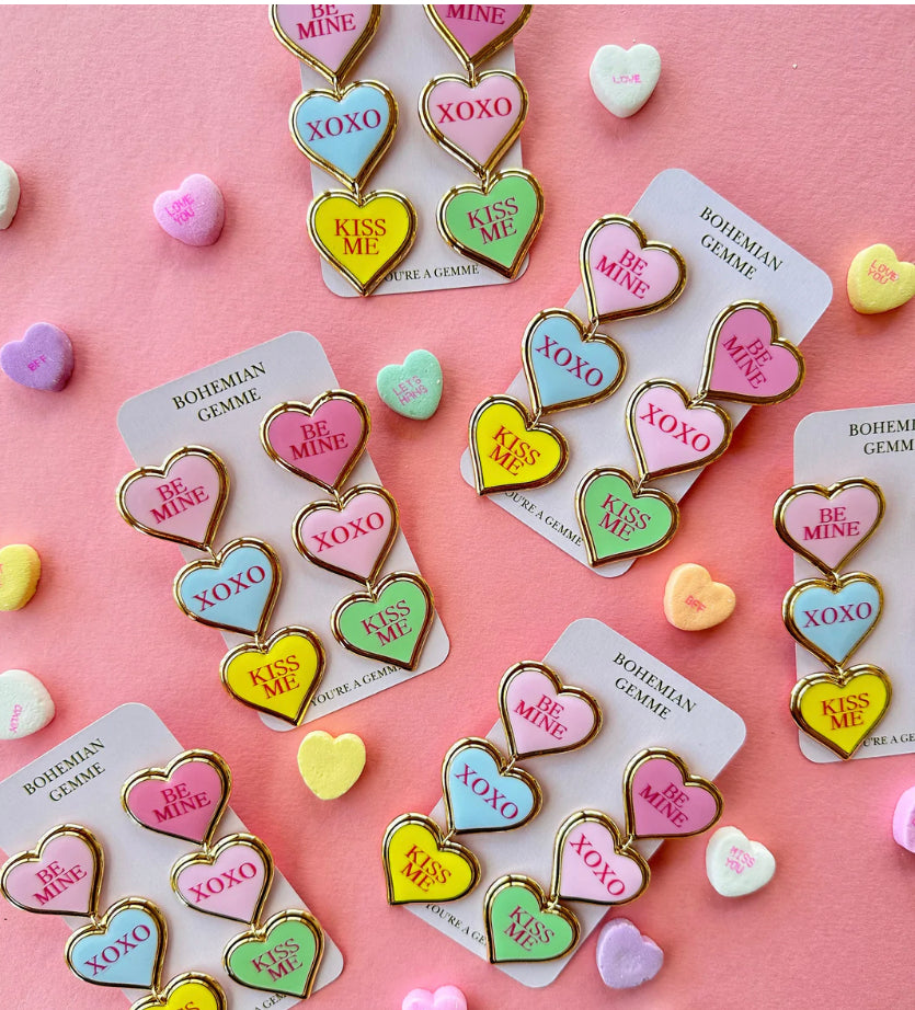 Conversation Heart BG Earrings