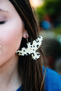 Leopard Thunderbird Acrylic Earrings