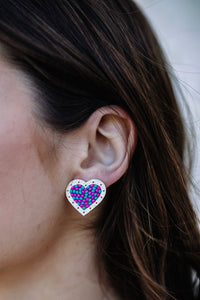 Purple Heart TJ Studs