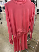 Load image into Gallery viewer, Pink Friday lounge set wide leg pants
