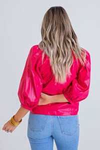 Cranberry Karlie Top