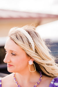 White Chain Headband