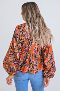 Floral Boho Tie Karlie Top