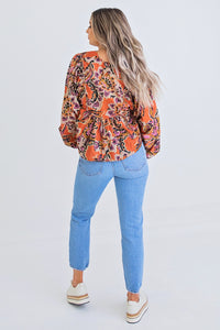 Floral Boho Tie Karlie Top